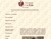 Tablet Screenshot of eupsichia.it